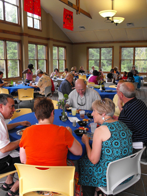 Bishop Retirement Gathering A special lunch is offered for the guests