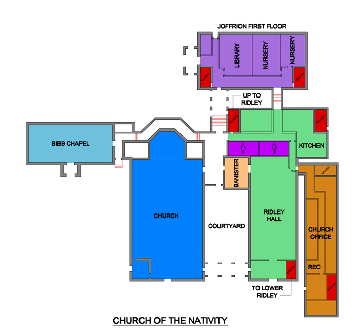 Map of Nativity The Episcopal Church of the Nativity