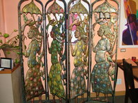 Haitian Steel Oil Drum Room Divider Screen