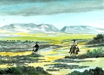Rough Stray watercolor Painting