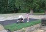 The kids helped sod! 