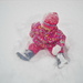 playing in the snow
