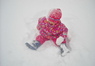 playing in the snow
