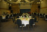 the hall before people arrived