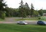 View toward the old tennis court area soon to be the new playground area 