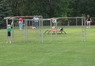 Rusty monkey bars.