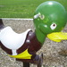 This duck doesn't move