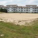 The tennis courts have been removed & our site is ready!