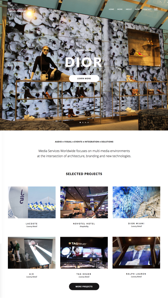 Media Services Website Sneak Peek