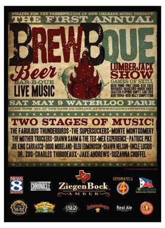Brew B Que Poster