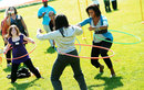 America's 'Mom-In-Chief'  Hula Hoops For Health . . . . . . And Fun!