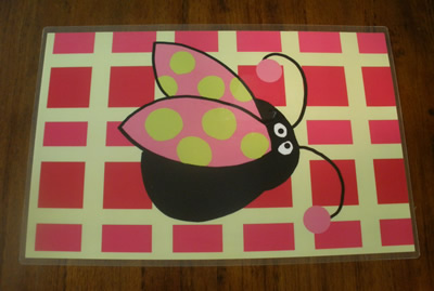 Lady Bug Placemat by Doo Lollie