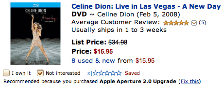 Amazon Recommends Hell Freezing Over