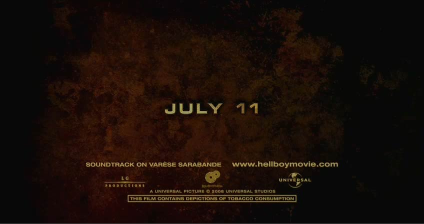 Oh, no! Hellboy smokes!