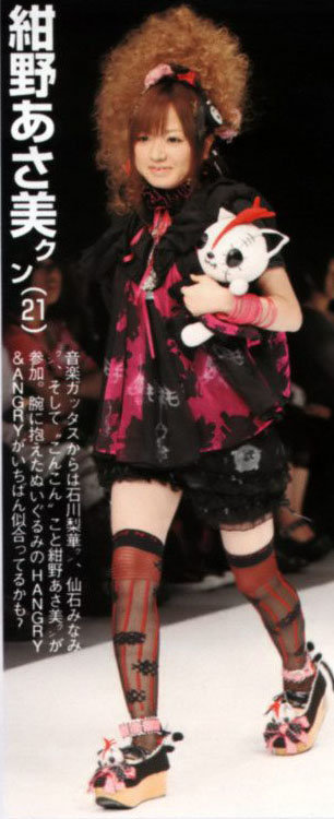 Asami Konno, fashion victim