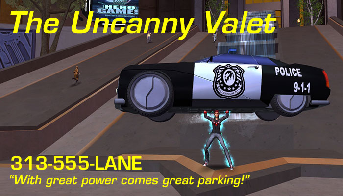 The Uncanny Valet's business card The Uncanny Valet's business card