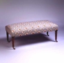 Regency Bamboo Stool with Brissac Needlework