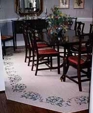 Hand-Painted Sisal with Scroll Pattern Hand-Painted Sisal with Scroll Pattern