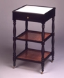 French Cane Etagere 