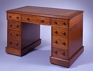 Late Victorian Mahogany Pedestal Desk Late Victorian Mahogany Pedestal Desk