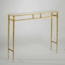 Gilded Console Table with Mirror