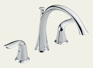 Lahara Two Handle Roman Tub Trim - with Lever Handles