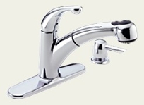 Palo Kitchen Pull-Down or Out Faucet
