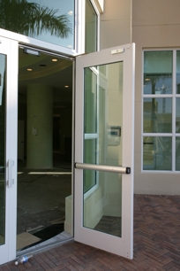 Hurricane Resistant Panic Door