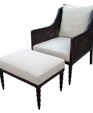 margo chair and ottoman