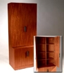 BC 83 Bookcase with Doors and Cupboard Base