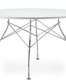 glossy table - round