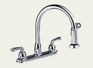 Classic Two Handle Kitchen Faucet with spray Classic Two Handle Kitchen Faucet with spray