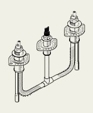 Classic 3-hole RT/Whirlpool Faucet Rough In Kit Classic 3-hole RT/Whirlpool Faucet Rough In Kit