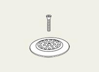 Classic Dome Strainer with screw Classic Dome Strainer with screw
