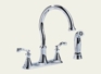 Vessona Two Handle Kitchen Faucet w/ spray