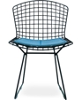 bertoia side chair with seat cushion