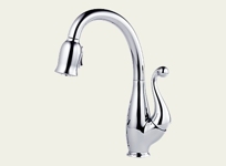 Floriano Single Handle Kitchen Pull Down Faucet 0