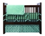 Fawn by Petunia Crib Bedding in Sea Glass Fawn by Petunia Crib Bedding in Sea Glass