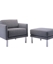 Boxer Lounge Chair & Ottoman