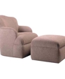 Gibson Girl Lounge Chair & Ottoman