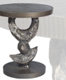 Half Moon Pedestal Table Half Moon Pedestal Table