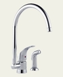 Riviera Single Handle Kitchen Faucet w/ Sprayer