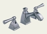 Vesi Curve Widespread Bath Faucet Vesi Curve Widespread Bath Faucet