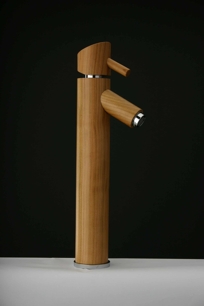 Omax Wooden Faucets - Robin High Basin Cherry -ITALIA- Omax Wooden Faucets - Robin High Basin Cherry -ITALIA-