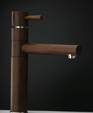 OMAX Wooden Faucet - Nottingham Sink mixer Walnut - ITALY -