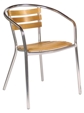 Teak Arm 717 Stk, Stacking Arm Chair