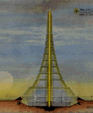 Two-mile High Sky City (urban environment of the future)