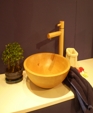 OMAX Wooden Faucets - Nottingham High Basin mixer - Beech Wood