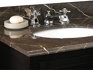Dark Emperador Marble Vanity Top