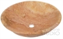 Natural Stone Vessel Sink w/ Lip - Red Frost Natural Stone Vessel Sink w/ Lip - Red Frost